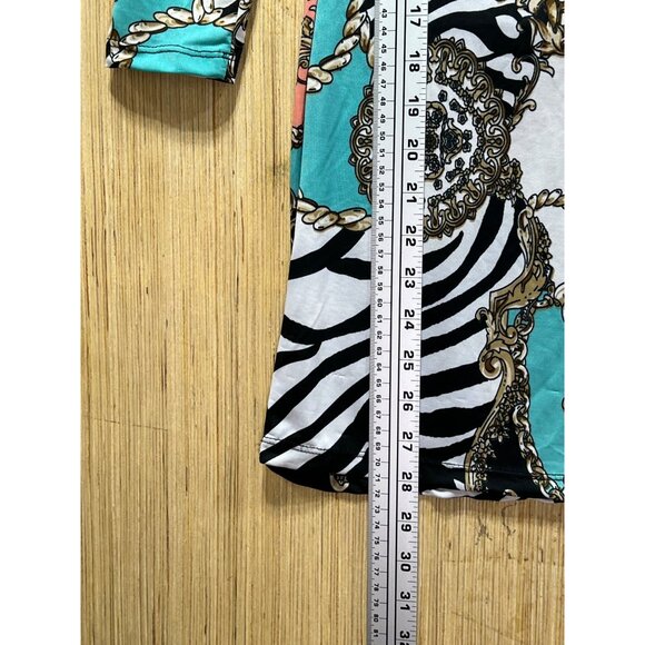 Women's Floral Print Asymmetrical Dress - Multicolor - Medium - Picture 8 of 13